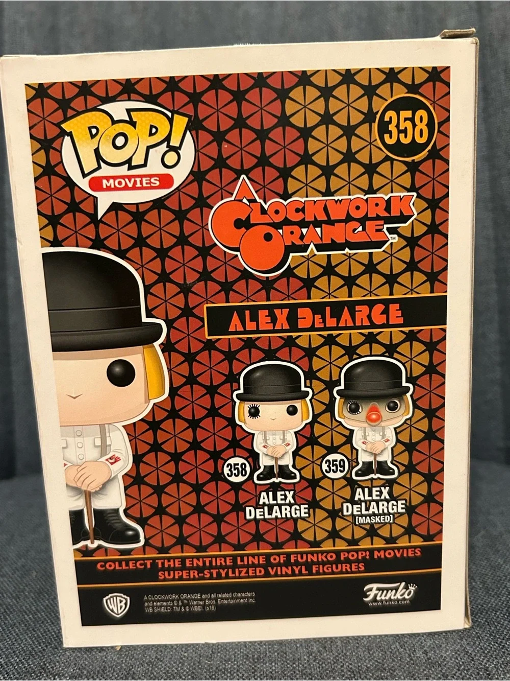 Funko Pop! Alex DeLarge Vinyl Figure #358